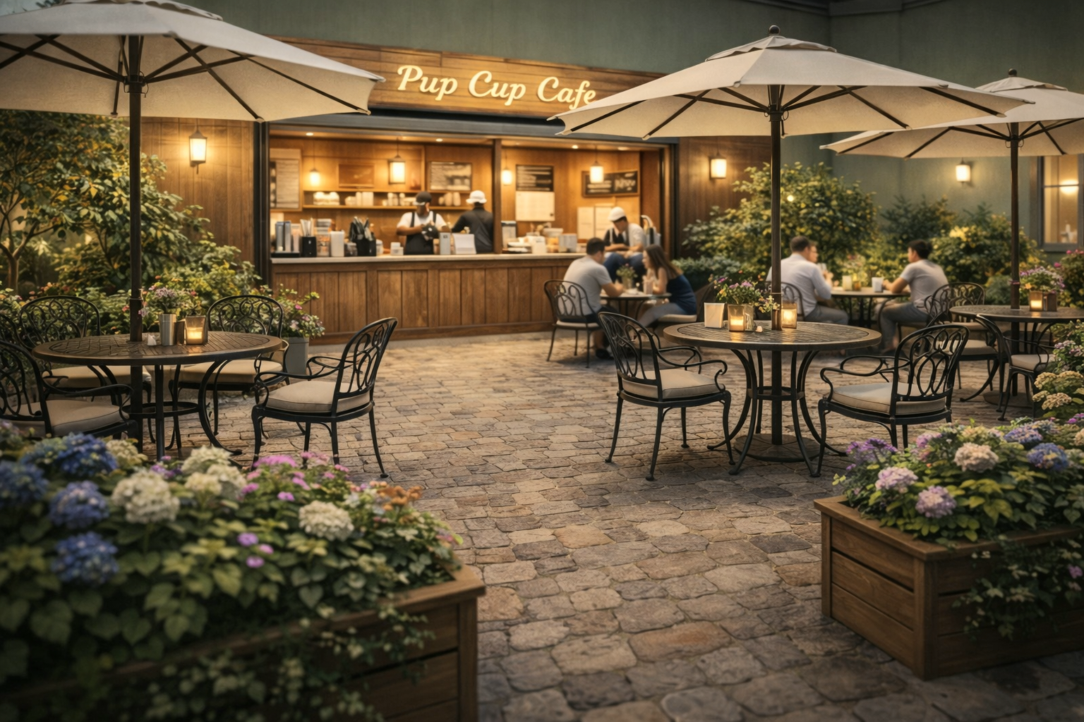Pup Cup Café interior