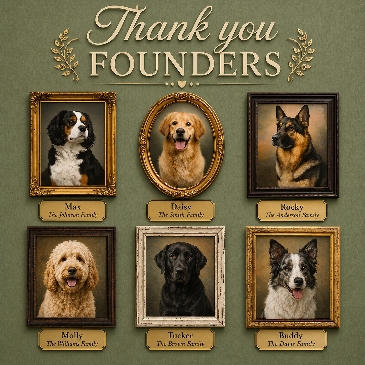 Thank You Founders Wall